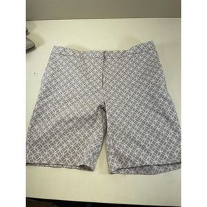 Mario Serrano Women’s Shorts Size 12 Rayon Blend Gray Front Pockets